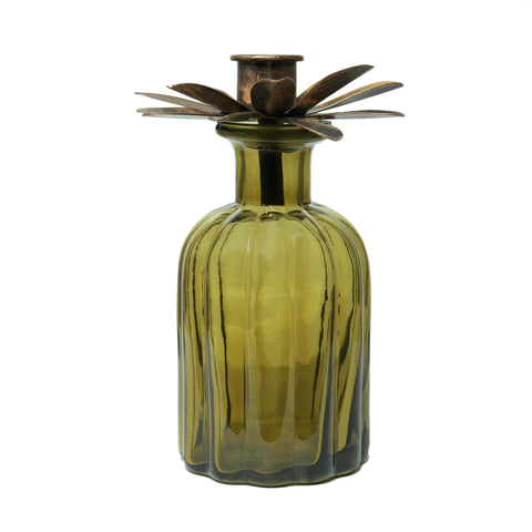 Clara Candleholder Green