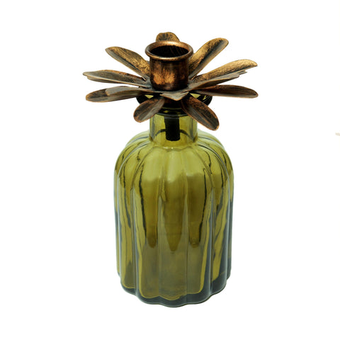 Clara Candleholder Green