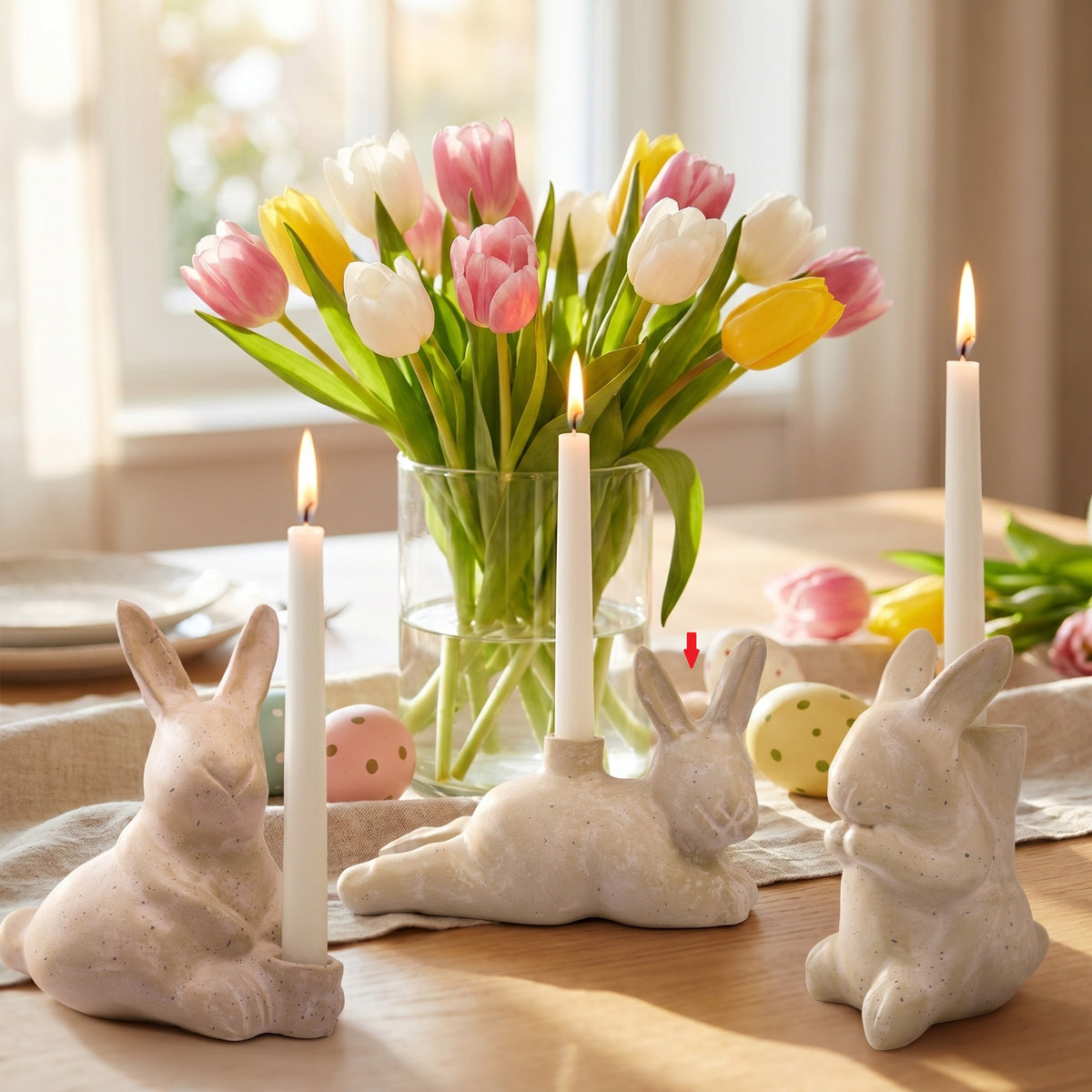 Roro Bunny Candleholder A