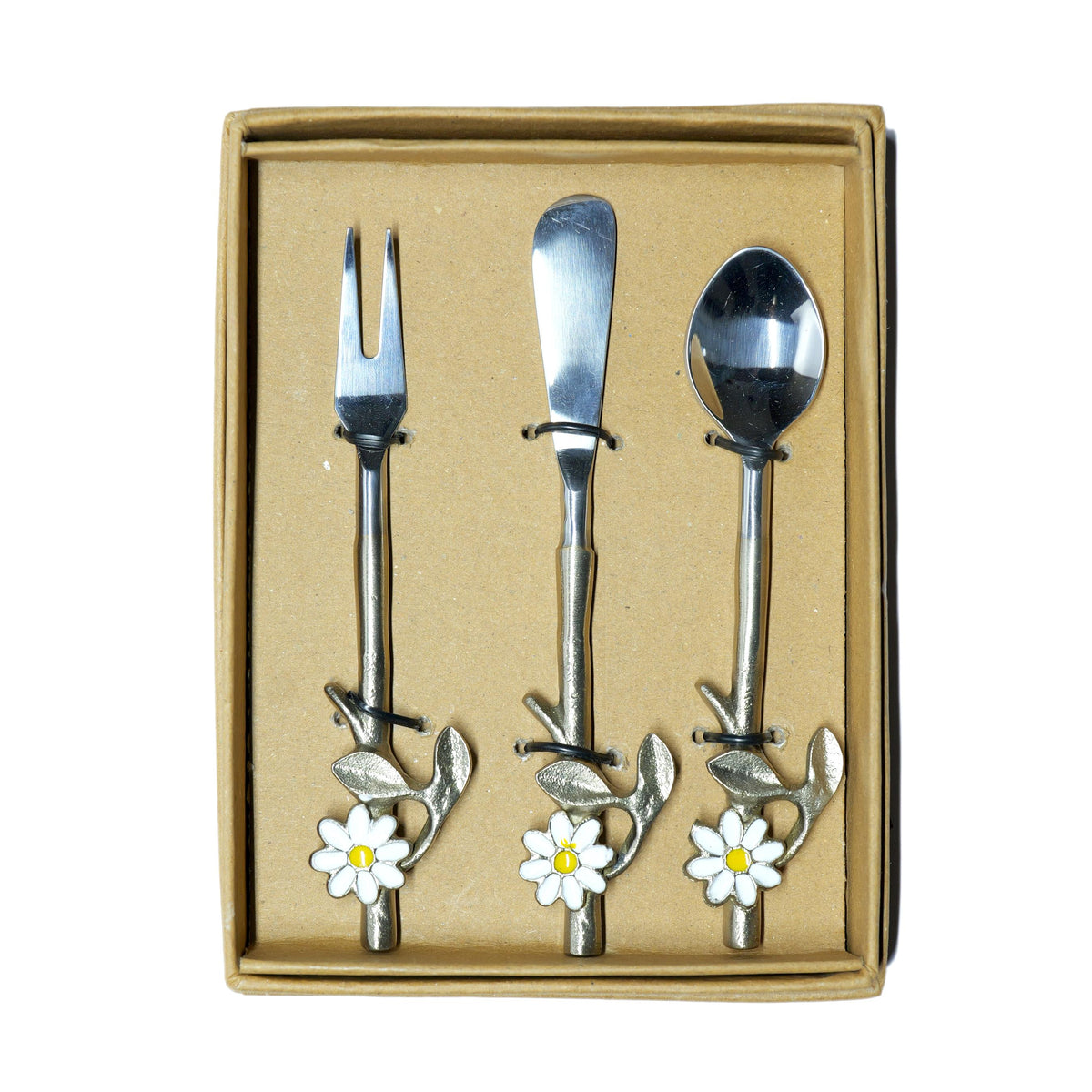 Silver Falls Daisy Cheese Set