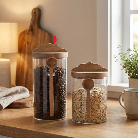 Nida Jar with Spoon L