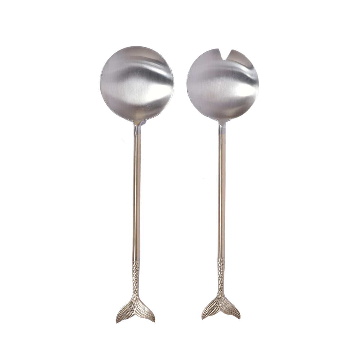 Silver Falls Fishtail Server Set