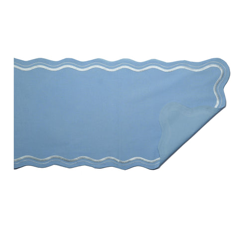 Leena Scallop Runner Blue