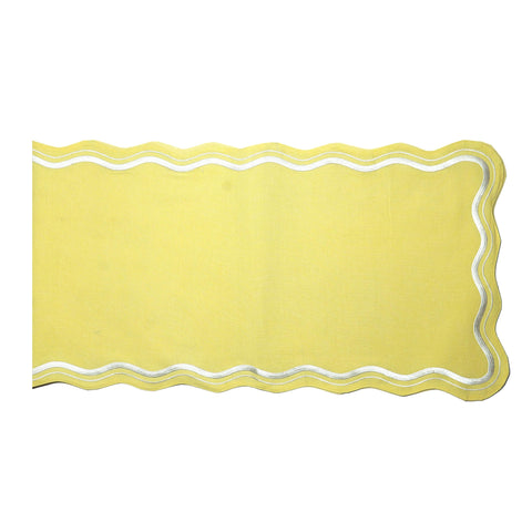 Leena Scallop Runner Yellow