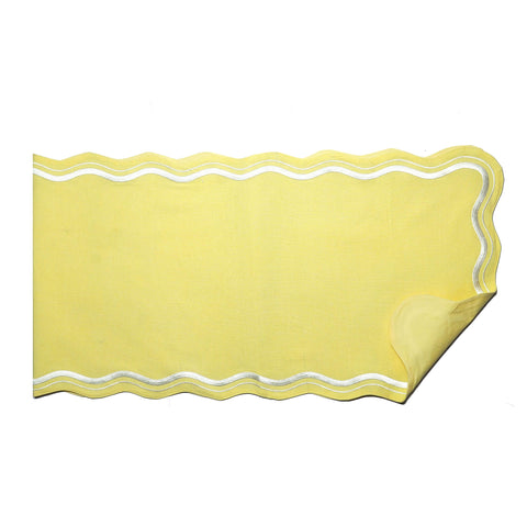 Leena Scallop Runner Yellow