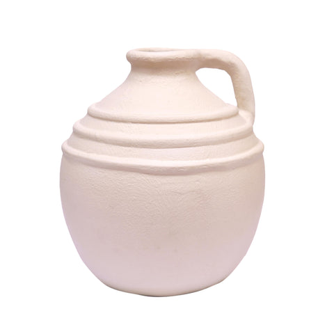 Nico Round Vase White