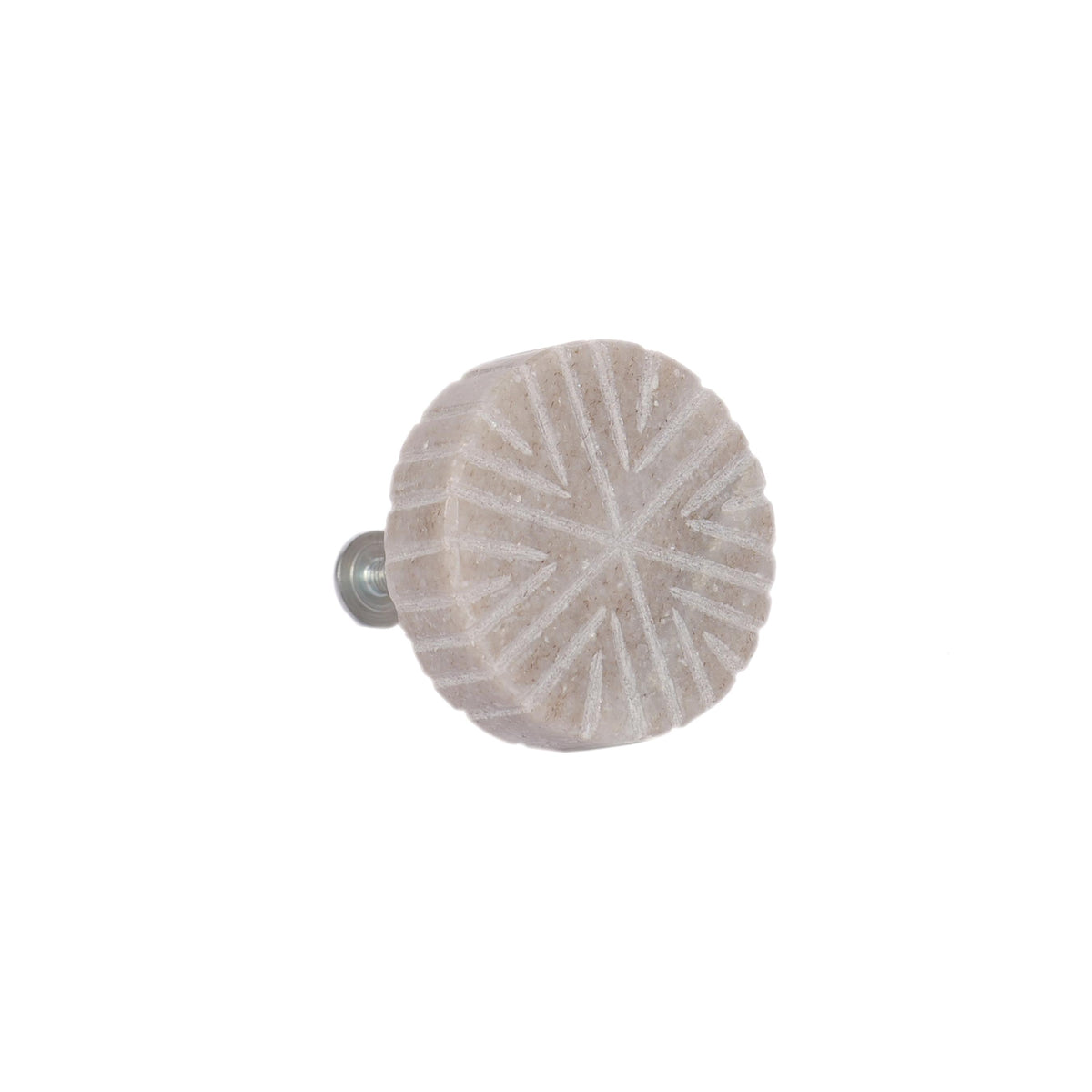 Asha Ribbed Marble Doorknob